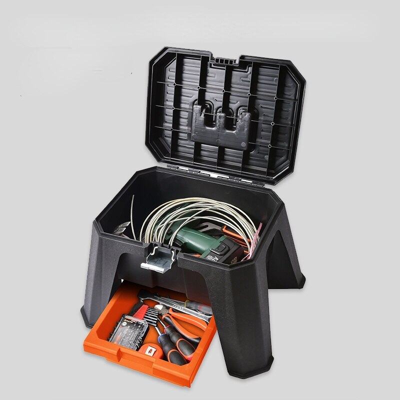 플라스틱 휴대용 도구 상자 주최자 무료 배송 작업 도구 상자 전기 다기능 Boite Outils 홈 스토리지 XR50